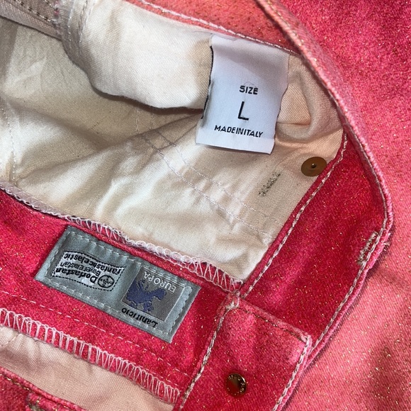 Roberto Cavalli Pink Ombré Sparkly Barbie Jeans/Pants - Picture 6 of 8